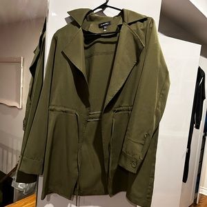 Army Green Spring Coat